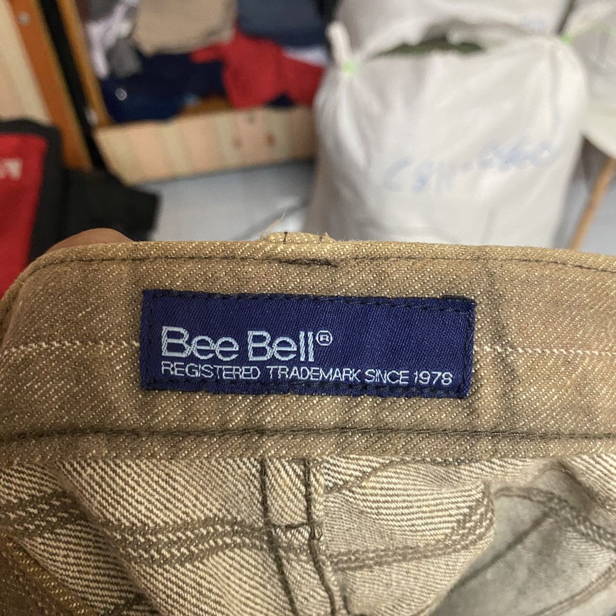 Japanese Brand DL Bee Bell Beige stripe cargo Casual Pants #C975 Size US 30 / EU 46 - 20 Thumbnail