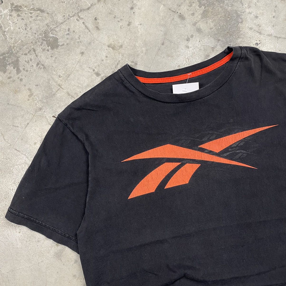 Reebok × Vintage y2k Reebok Sunfaded Boxy Tee Size US M / EU 48-50 / 2 - 2 Thumbnail