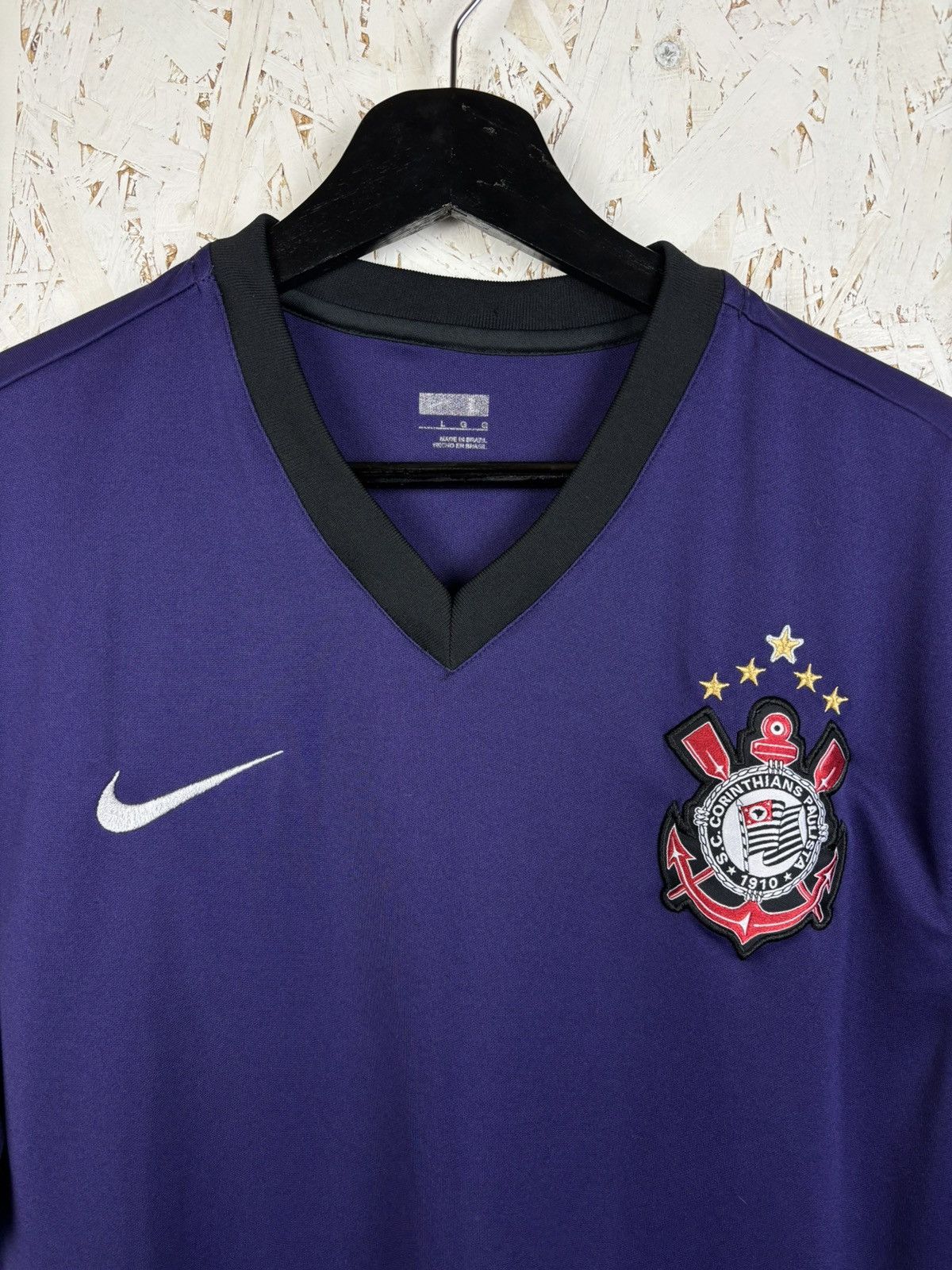 Nike 00s Nike SC Corinthians Paulista 2009/10 Training Kit Jersey Size US L / EU 52-54 / 3 - 2 Thumbnail