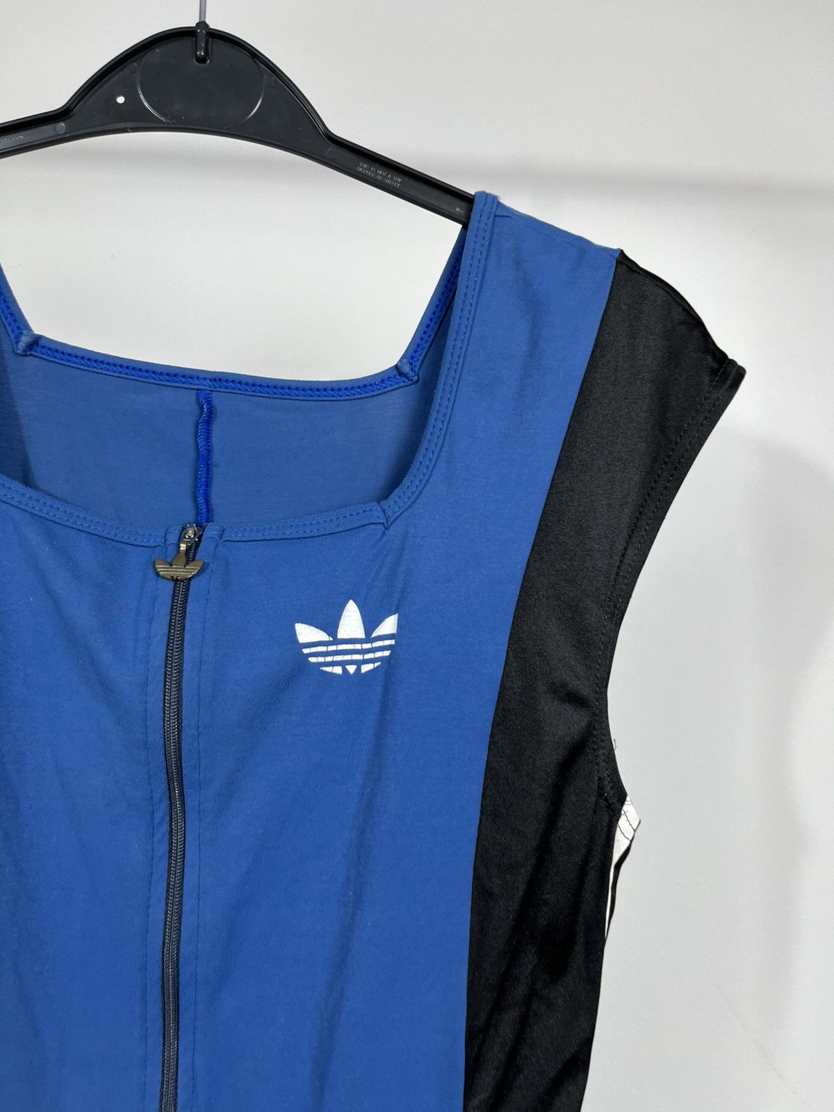 Adidas Vintage Adidas cycling skinsuit blue black triathlon suit 40 Size US S / EU 44-46 / 1 - 4 Thumbnail