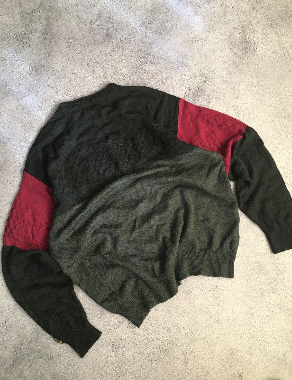 Carlo Colucci 👣Carlo Colucci Vintage Coogi Style Knit Y2K Style Sweater Size US L / EU 52-54 / 3 - 2 Thumbnail
