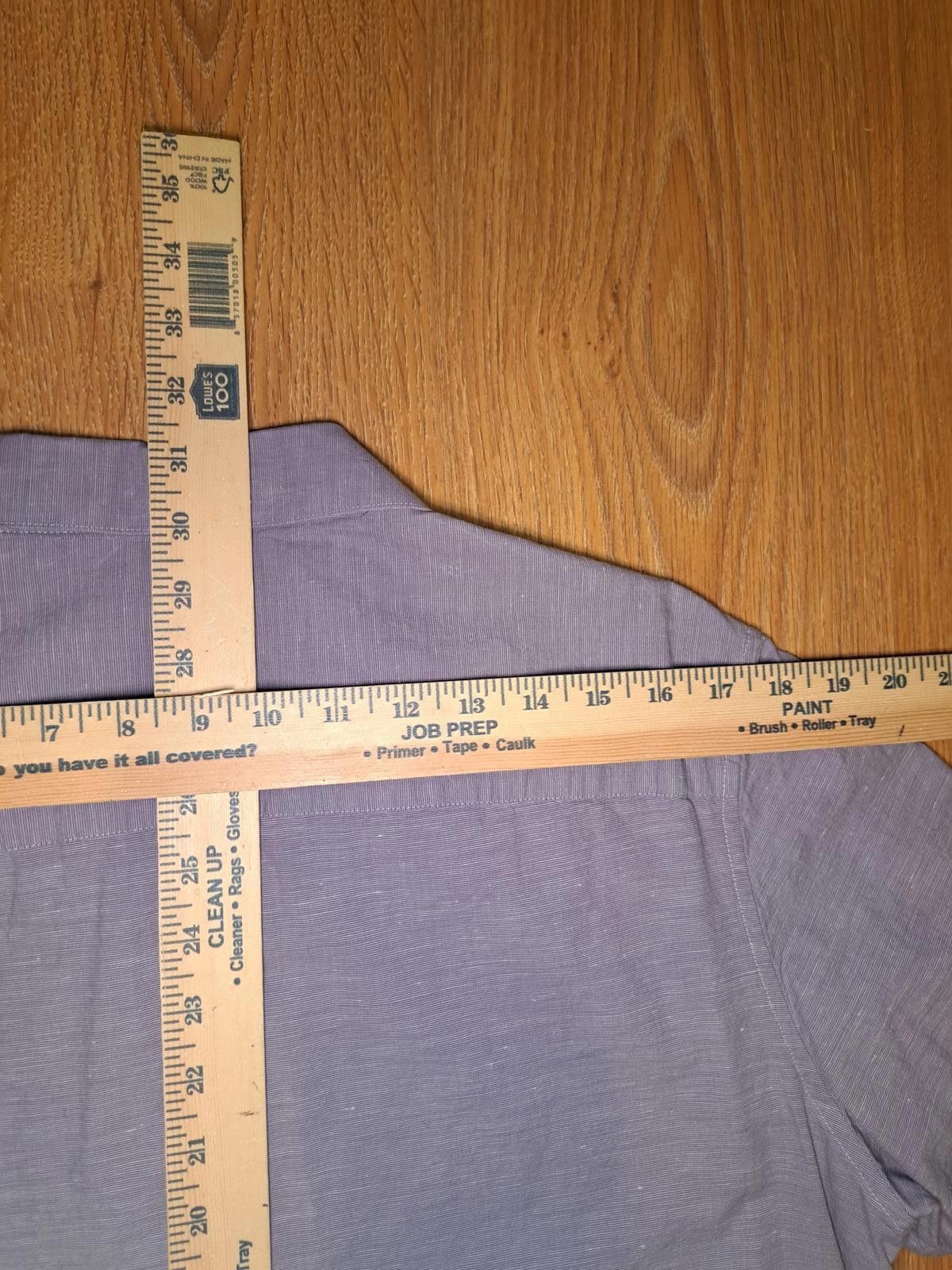 TravisMathew Travis Mathew Button Up Shirt Mens Large Purple Cotton Size US L / EU 52-54 / 3 - 7 Thumbnail