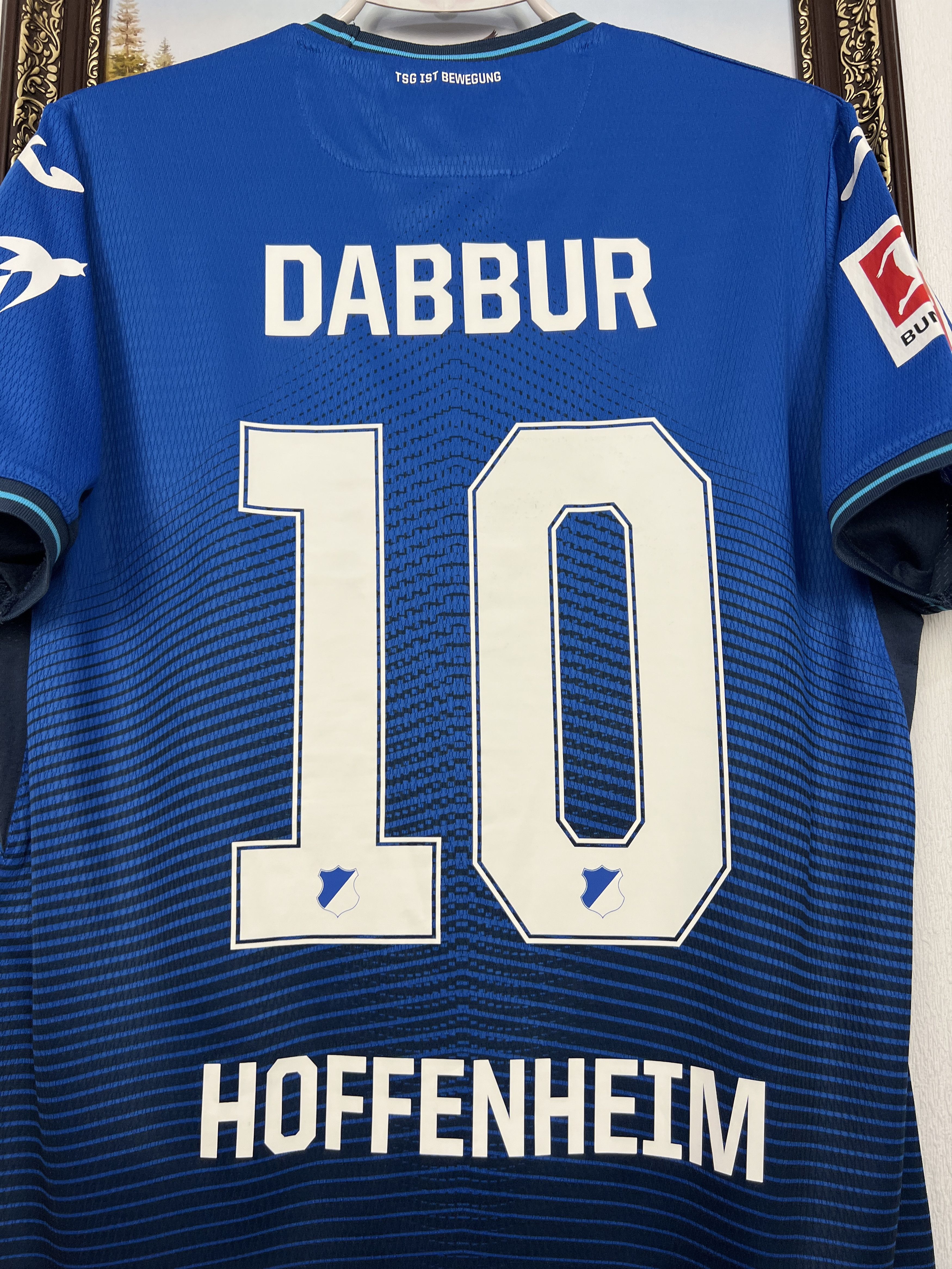 Joma TSG 1899 Hoffenheim Home football shirt 2021 #10 Dabbur Size US L / EU 52-54 / 3 - 2 Thumbnail