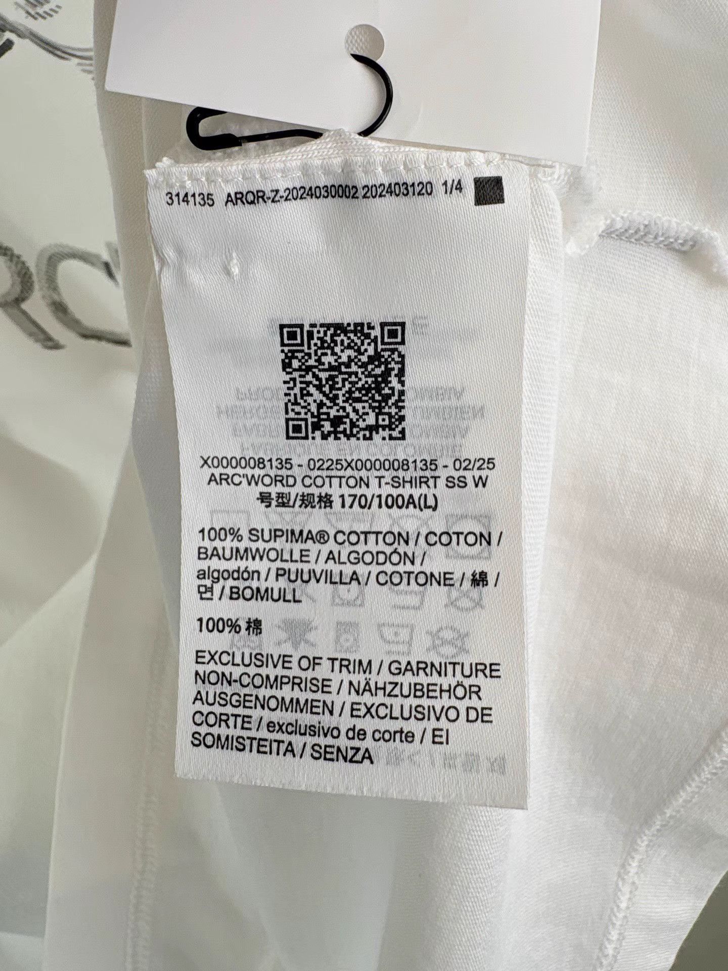 Arc'teryx ARCTERYX ARC'WORD White Short Sleeve K1 Size US L / EU 52-54 / 3 - 5 Thumbnail