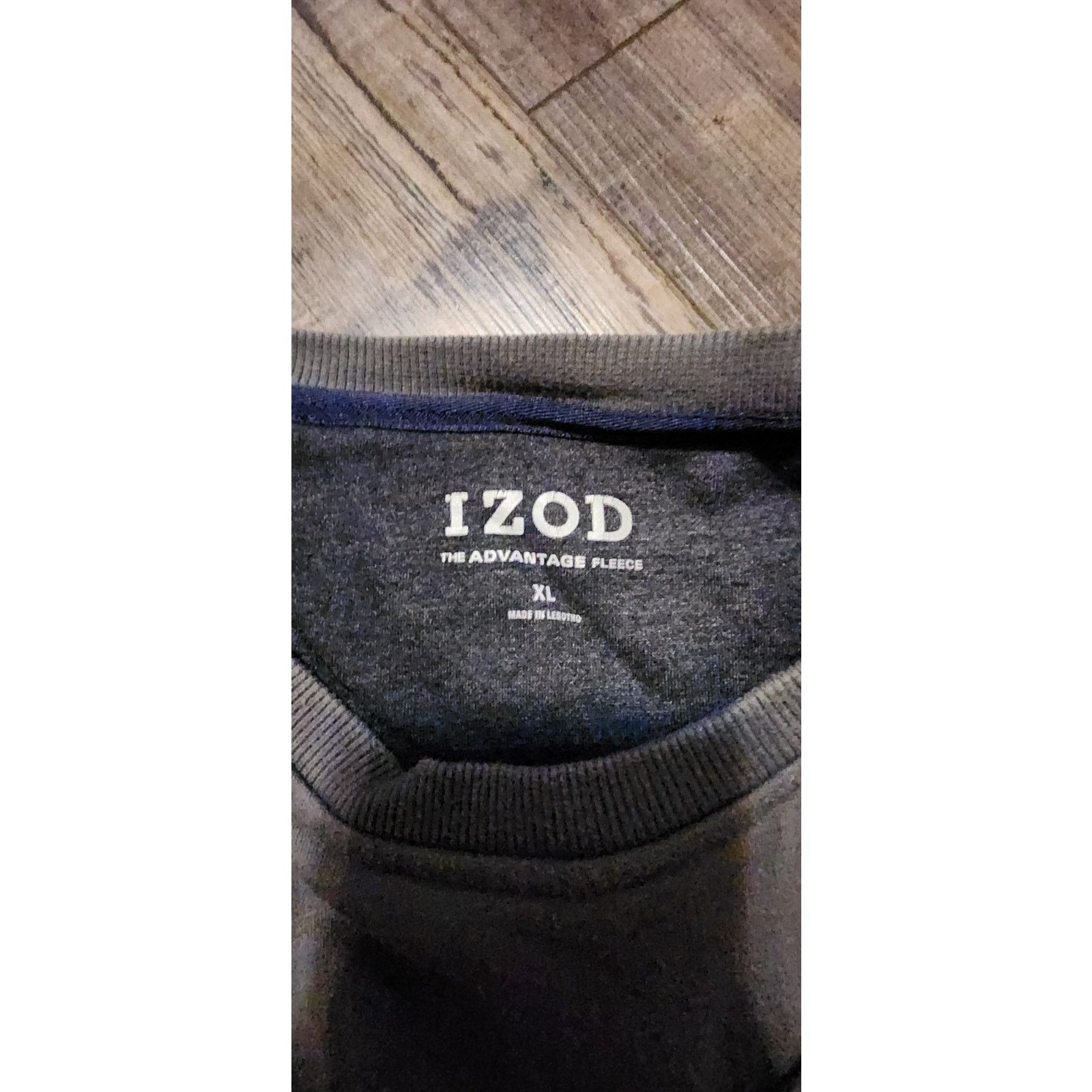 Izod IZOD Grey Fleece Swearshirt XL Pre-owned 1391 Size US XL / EU 56 / 4 - 3 Thumbnail