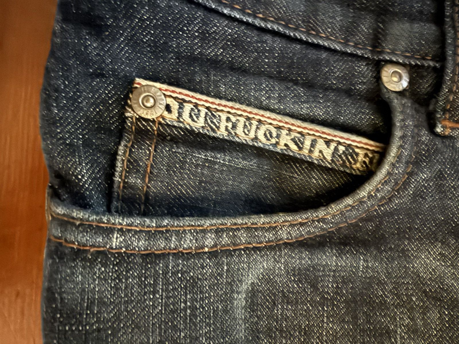Naked & Famous Naked & Famous Vulgar Selvedge Super Guy Jeans 31 Size US 31 - 4 Thumbnail