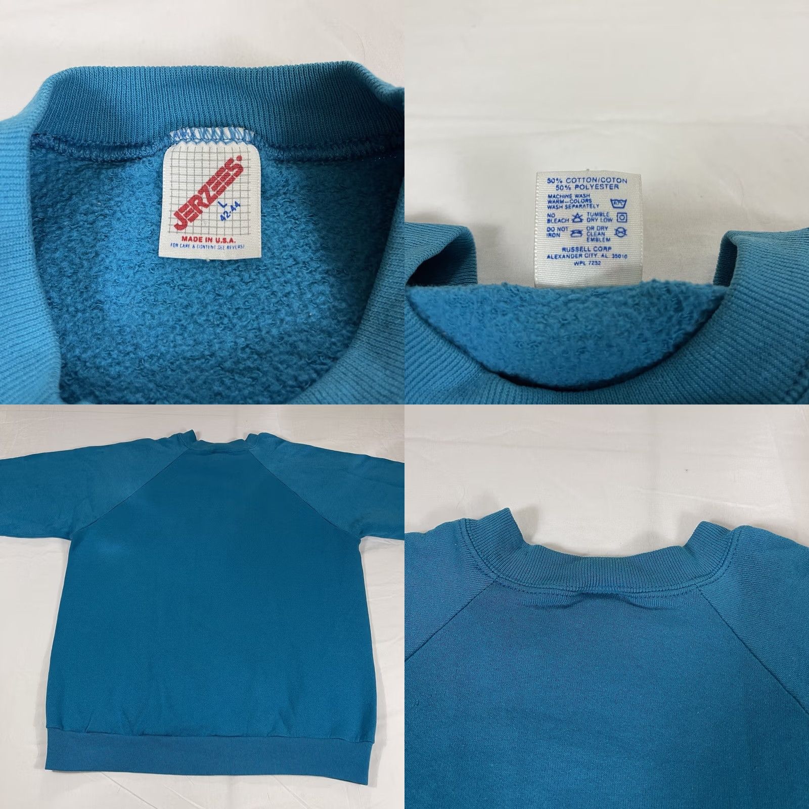 Vintage VINTAGE Alaska Sweatshirt Unisex Adults L Crew Neck Blue Cotton Blend 90s Reindeer Caribou Graphic 80s 90s Size US L / EU 52-54 / 3 - 8 Thumbnail