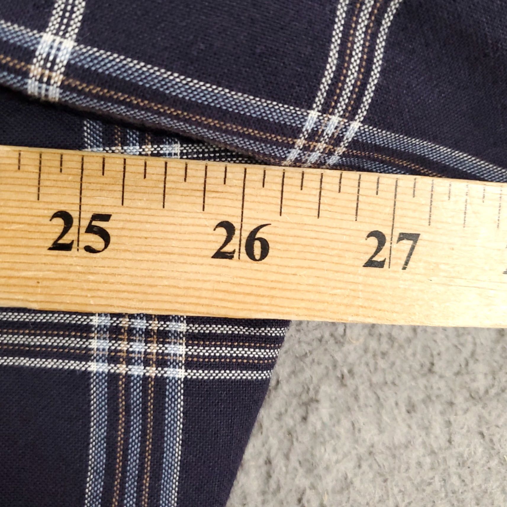 Vintage Ely Cattleman Pearl Snap Mens XXL Navy Plaid Snap Rodeo Western Long Sleeve 2XL Size US XXL / EU 58 / 5 - 4 Thumbnail