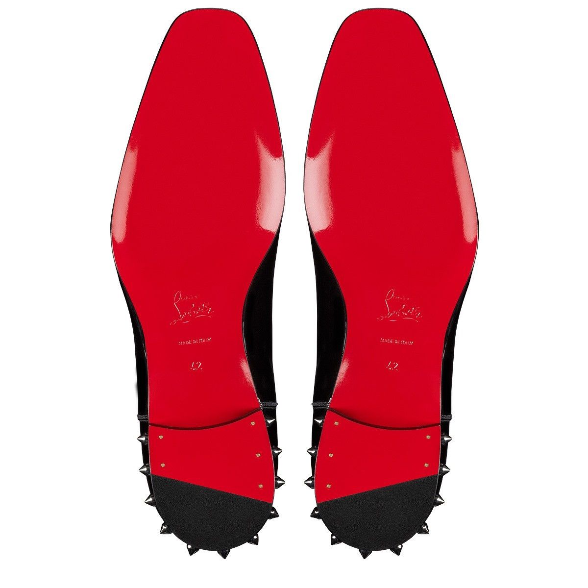Christian Louboutin os11x1024 Greggo Patent Leather Studded Oxfords Shoes Size US 8 / EU 41 - 4 Thumbnail