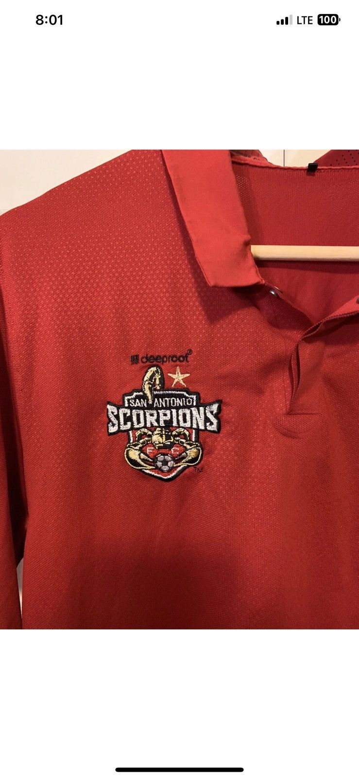 Nike × Tiger Woods Nike mens sz s polo red San Antonio Scorpions tiger woods Size US S / EU 44-46 / 1 - 7 Thumbnail