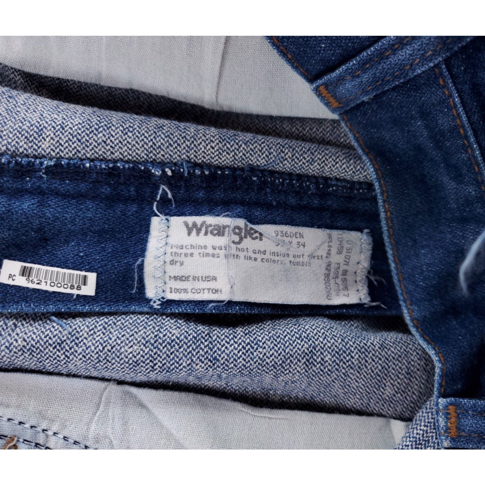 Wrangler VINTAGE Wrangler Jeans Bootcut 90s Mens 32 Inseam 34 Blue Made USA 33 x 34 Actual 32 x 33.5 Size US 32 / EU 48 - 6 Thumbnail