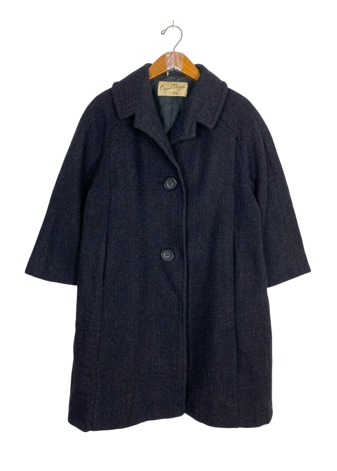 Japanese Brand Rare‼️Vintage I Setan X Harris Tweed Hand Woven Wool Coat Size M / US 6-8 / IT 42-44 - 1 Thumbnail