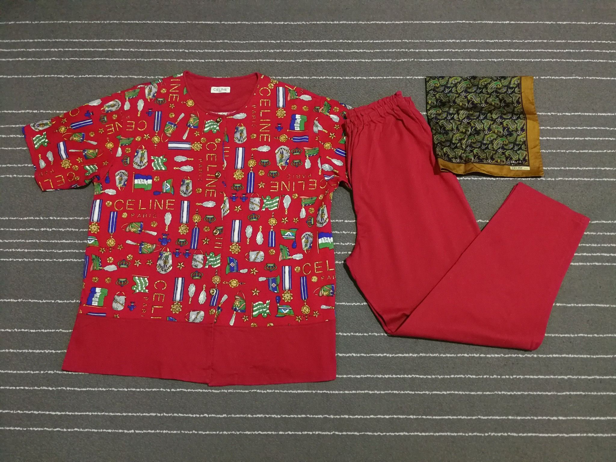 Celine × Vintage Vintage CELINE PARIS pijama woman M 1867 Size M / US 6-8 / IT 42-44 - 1 Thumbnail