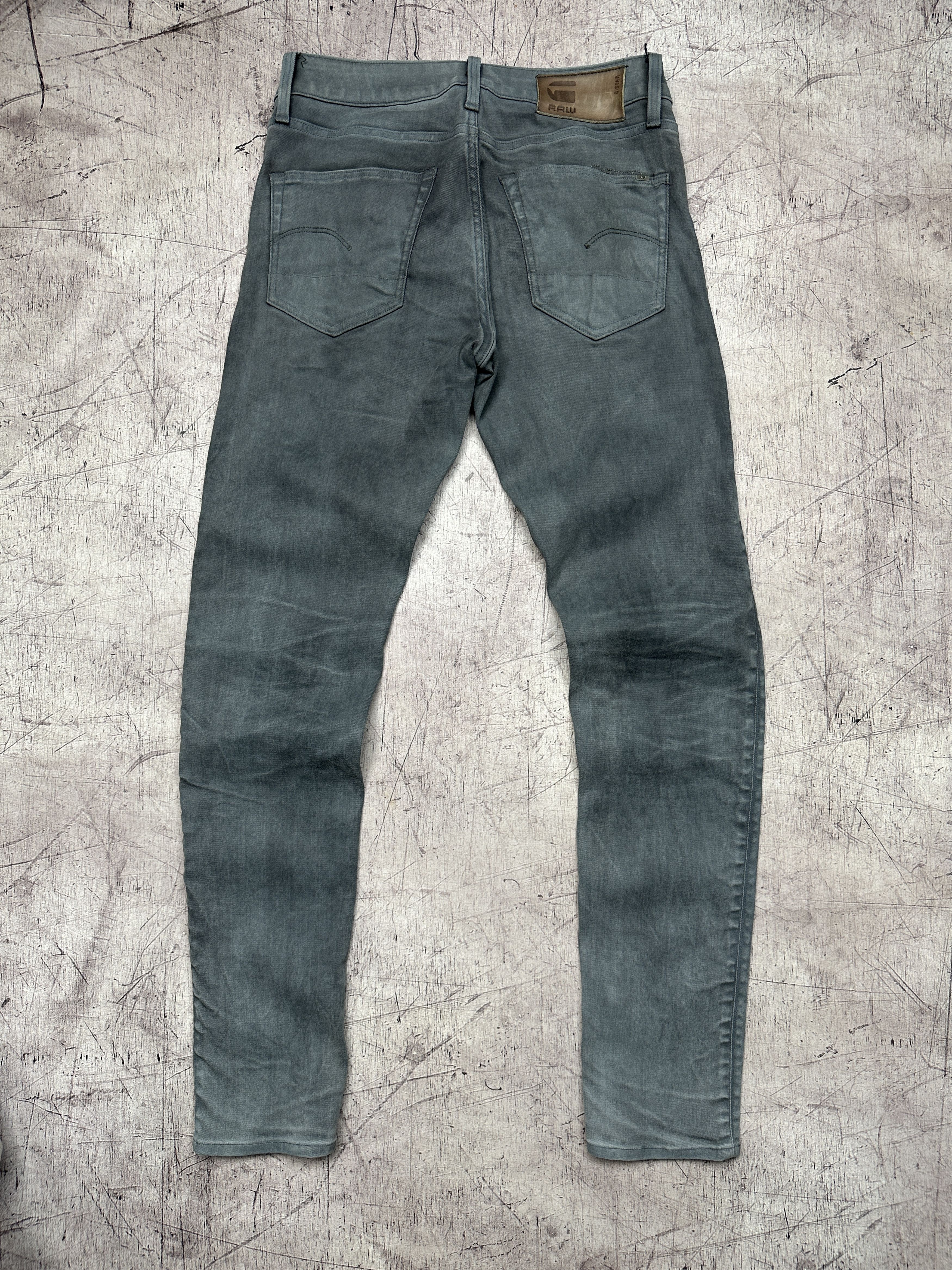 G-Star G Star Raw Mens 3301 Slim Washed Denim Pants Jeans Size US 30 / EU 46 - 6 Thumbnail