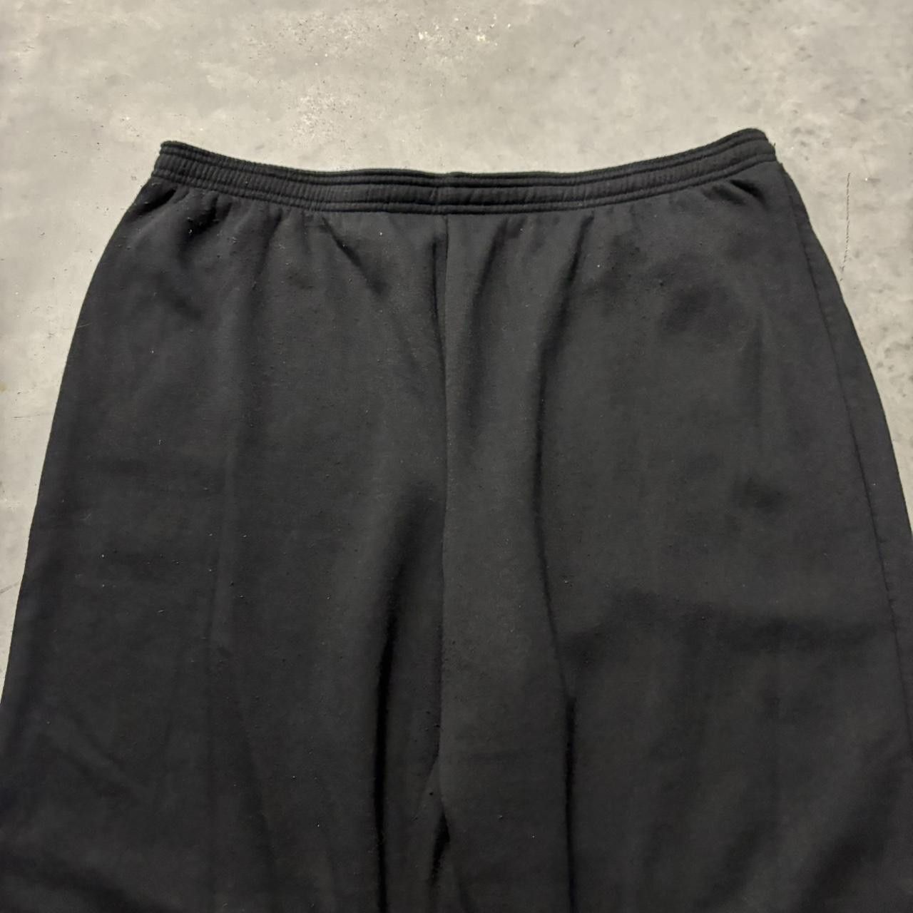 Japanese Brand × Vintage Crazy Vintage Y2K/2000s Baggy Black Skater Opium Essential Sweatpants! Size US 34 / EU 50 - 4 Thumbnail