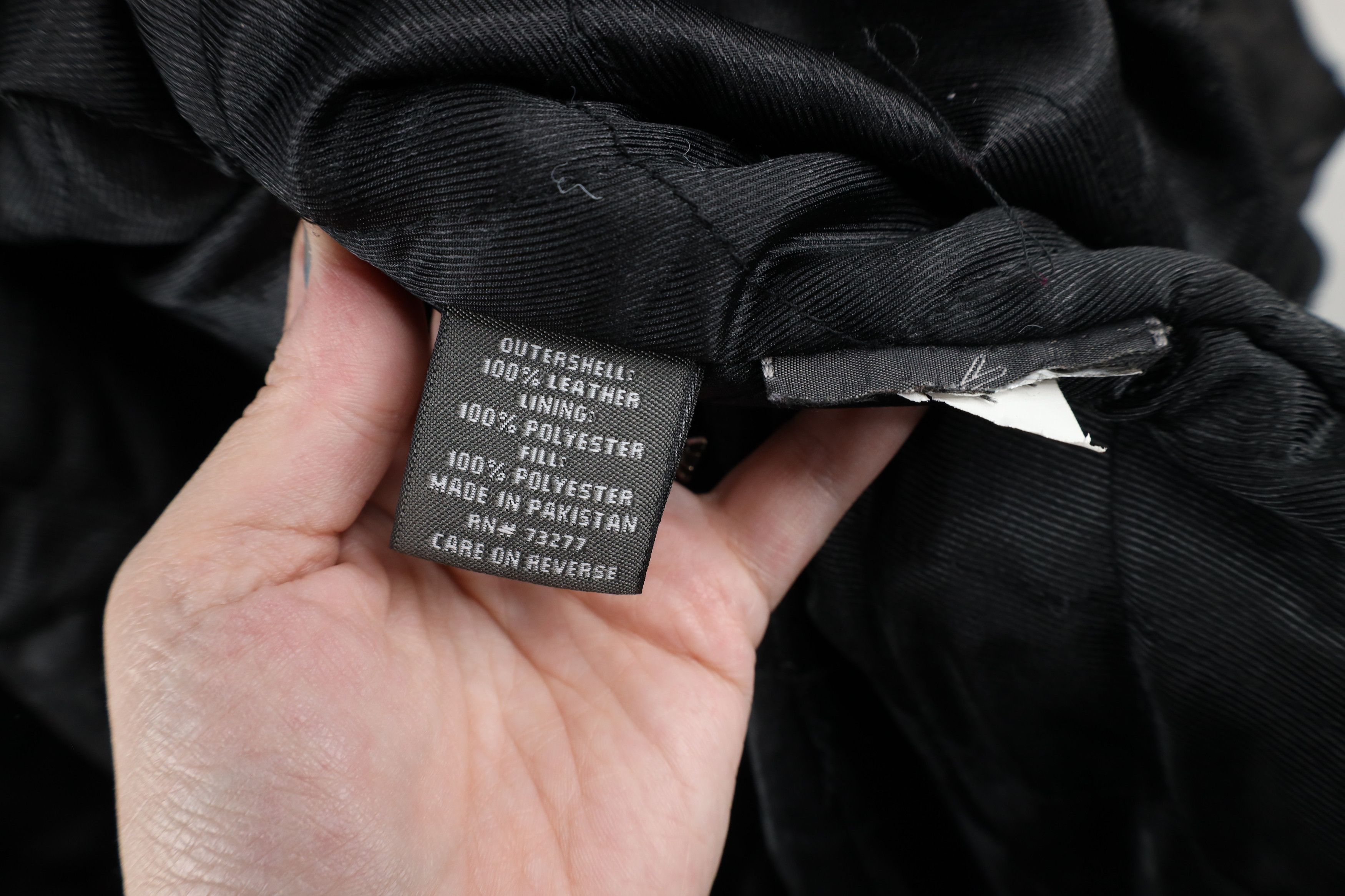 Vintage Vintage 90s Streetwear Lined Leather Bomber Jacket Black Size US XL / EU 56 / 4 - 9 Thumbnail
