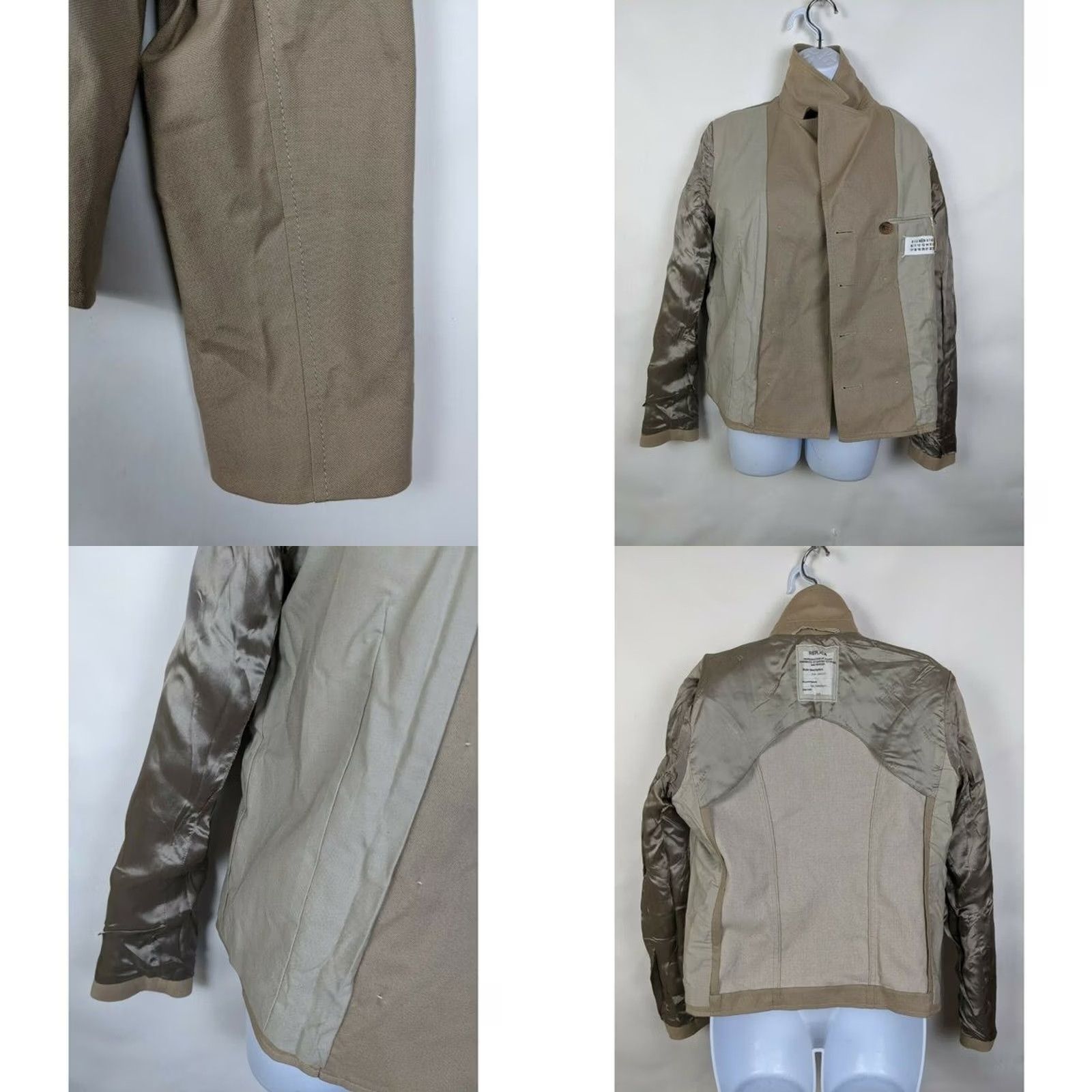 Maison Margiela VINTAGE Maison Martin Margiela Women's Jacket Coat Pea Brown 100% Cotton Button Size 4 Italy 42 Size S / US 4 / IT 40 - 8 Thumbnail