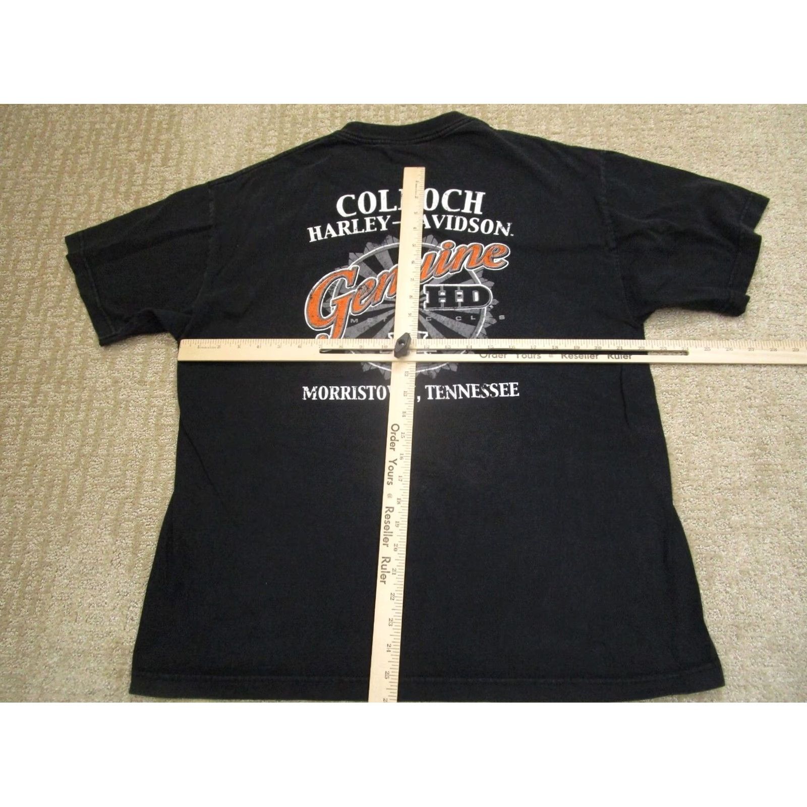 Harley Davidson Harley-Davidson Shirt Men 3XL Black Short Sleeve Las Vegas Dia De Los Muertos T-Shirt Graphic Print Logo Crew Neck All Seasons Fall Summer Winter Men Size US XXL / EU 58 / 5 - 5 Thumbnail