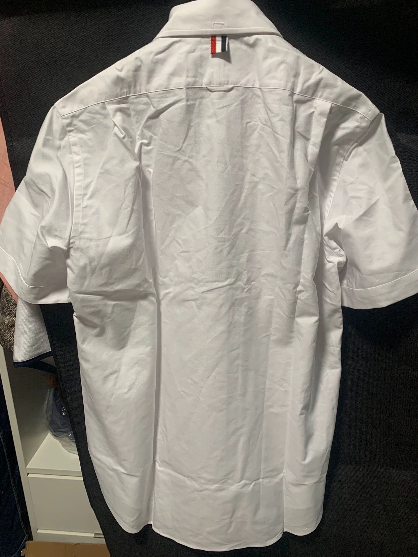 Thom Browne Thom Browne 24 SS Men's Casual Button-Front SS Shirt Size US XL / EU 56 / 4 - 6 Thumbnail