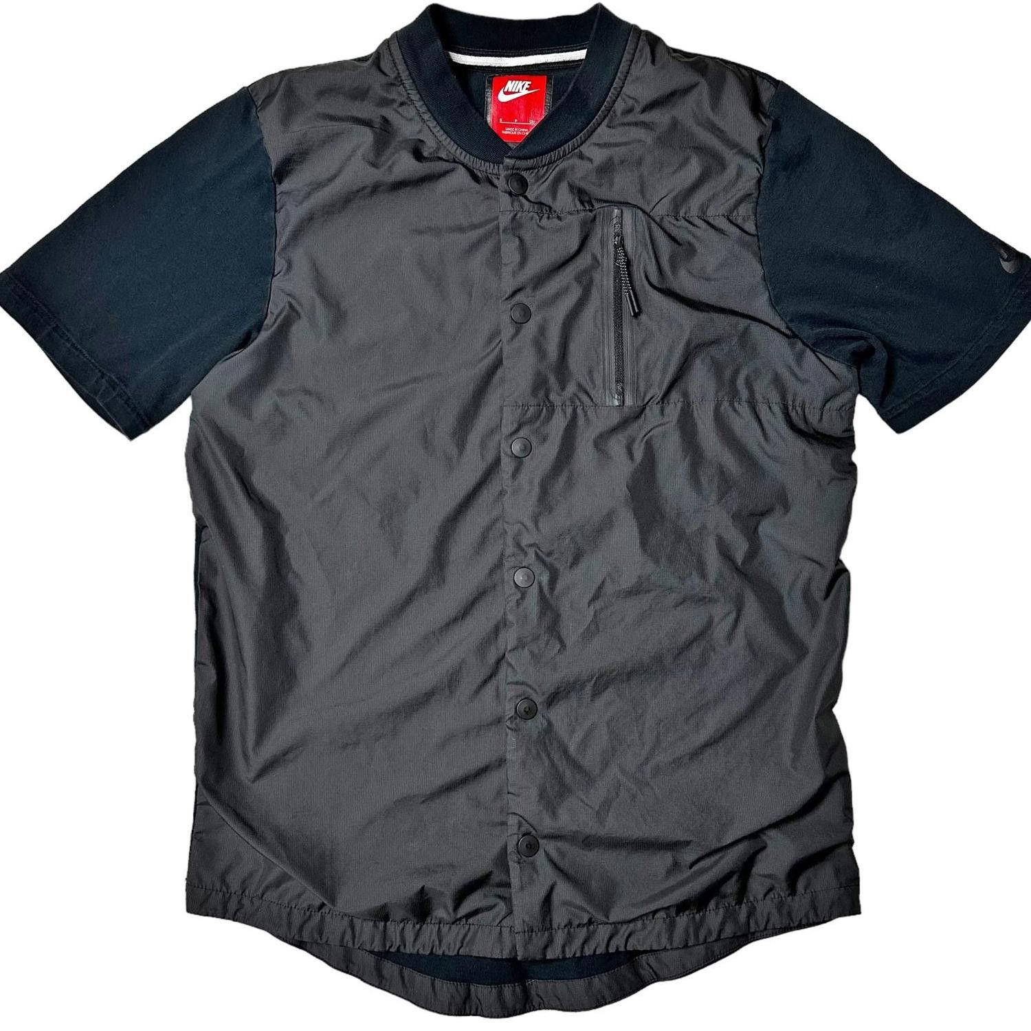 Nike Nike Tech Bonded Short Sleeve Button Down Shirt Black Mens S Size US S / EU 44-46 / 1 - 1 Thumbnail