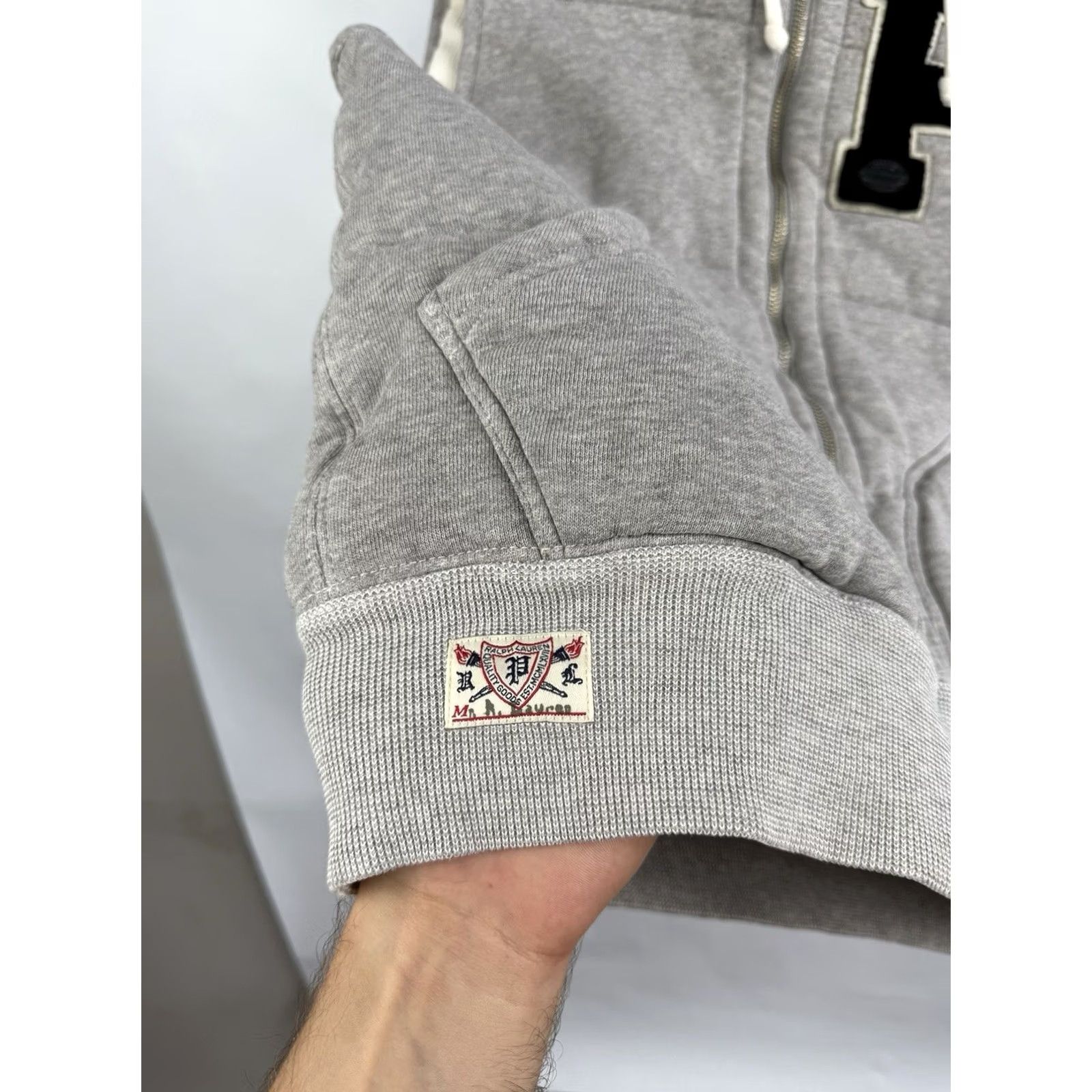 Ralph Lauren Ralph Lauren Vest Mens S Gray Retro Y2K Varsity Style P Vest Big Varsity Style Hype Rare Old School Size US S / EU 44-46 / 1 - 6 Thumbnail
