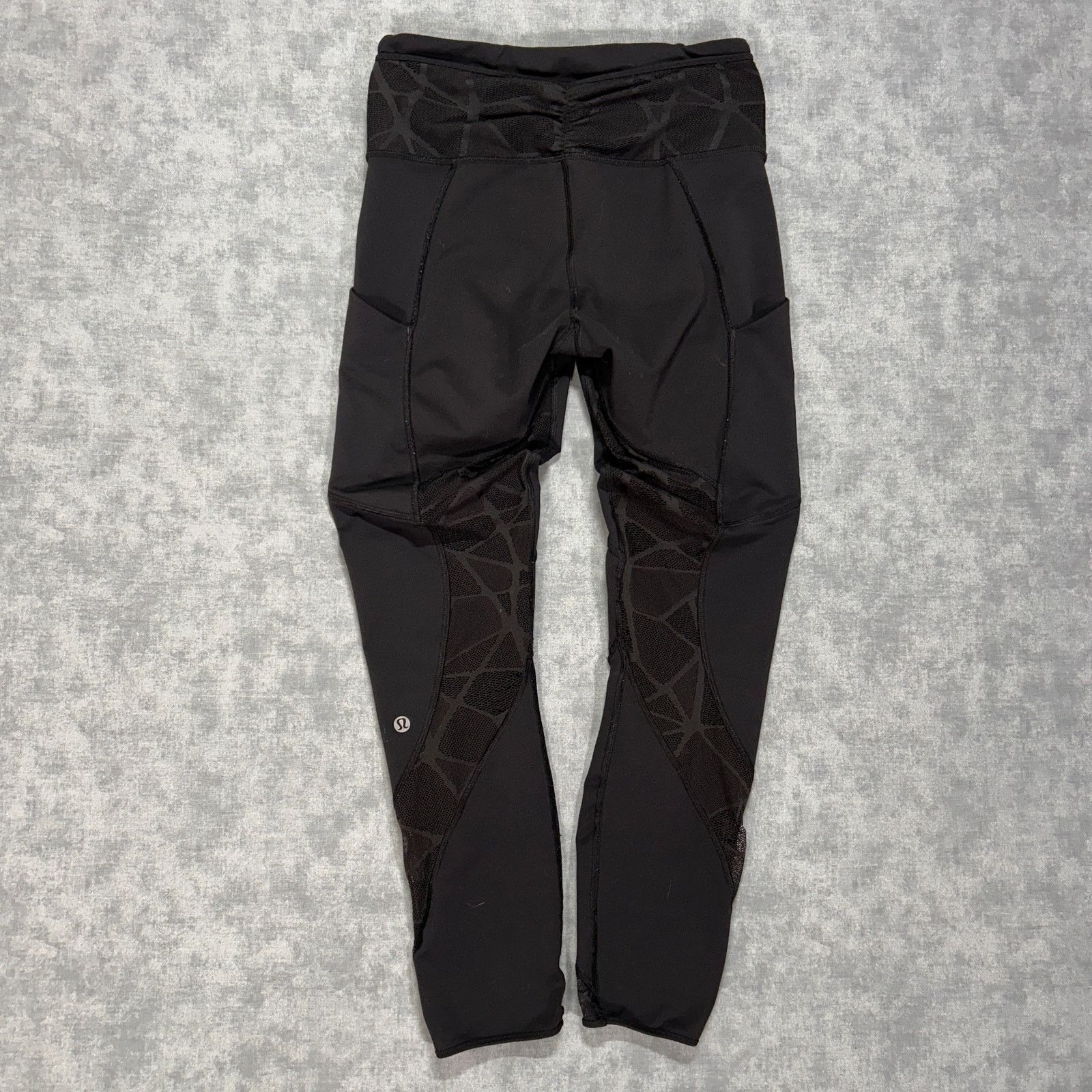 Lululemon Lululemon Inspire Tight abstract mesh panel leggings wms 6 Size 28" / US 6 / IT 42 - 2 Thumbnail