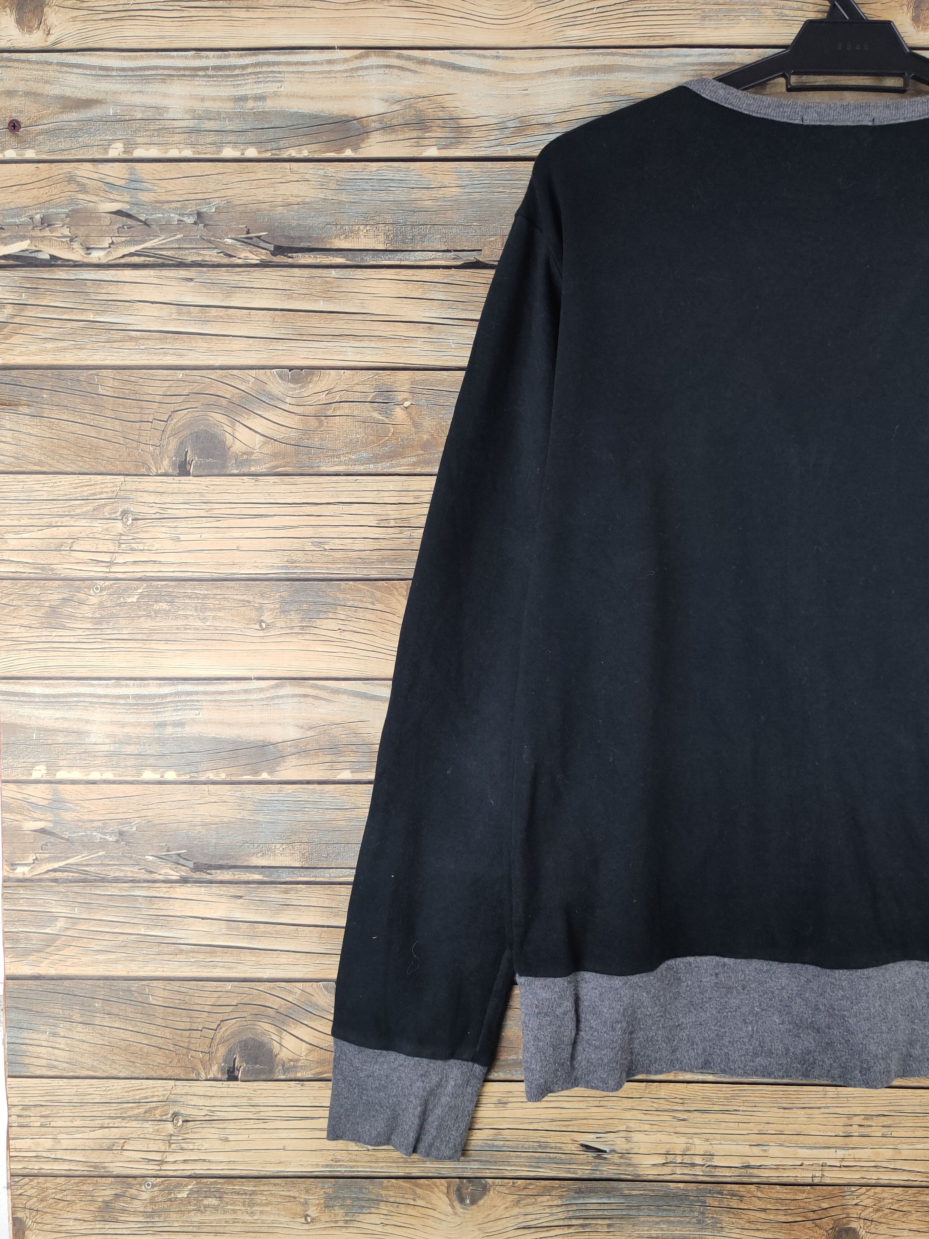 Japanese Brand DL Beams Black Cardigan streetwear japan #2471 Size US M / EU 48-50 / 2 - 8 Thumbnail