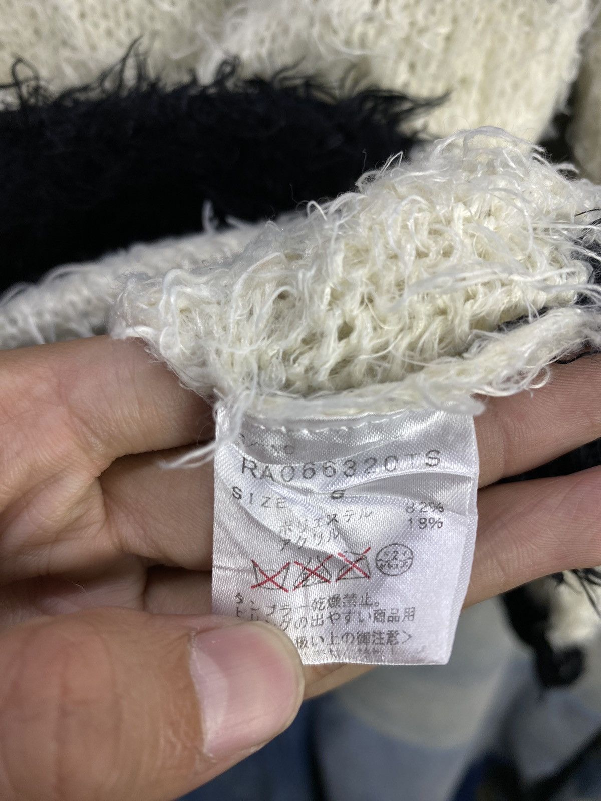 If Six Was Nine × Japanese Brand Fuzzy Mohair Grunge repipi armario Kurt Cobain Style Size US S / EU 44-46 / 1 - 7 Thumbnail