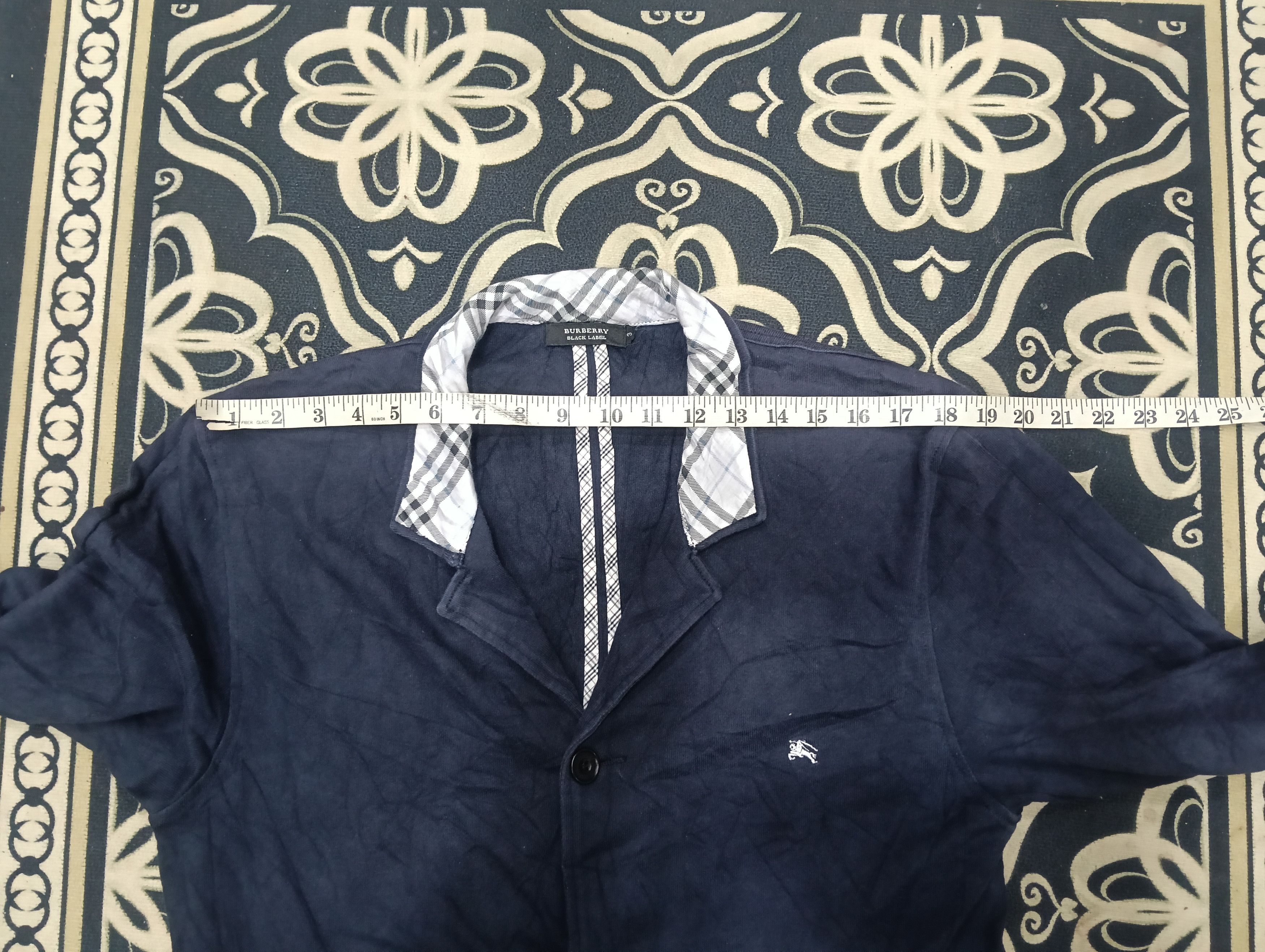 Black Label × Burberry Burberry Like Cardigan Size US L / EU 52-54 / 3 - 11 Thumbnail