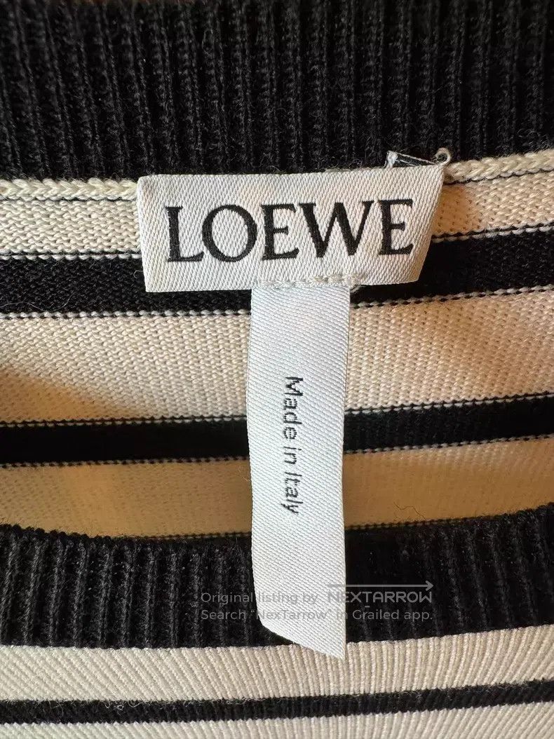 Loewe Loewe Cat Pattern Jacquard Ribbed Sweater Size S / US 4 / IT 40 - 2 Thumbnail