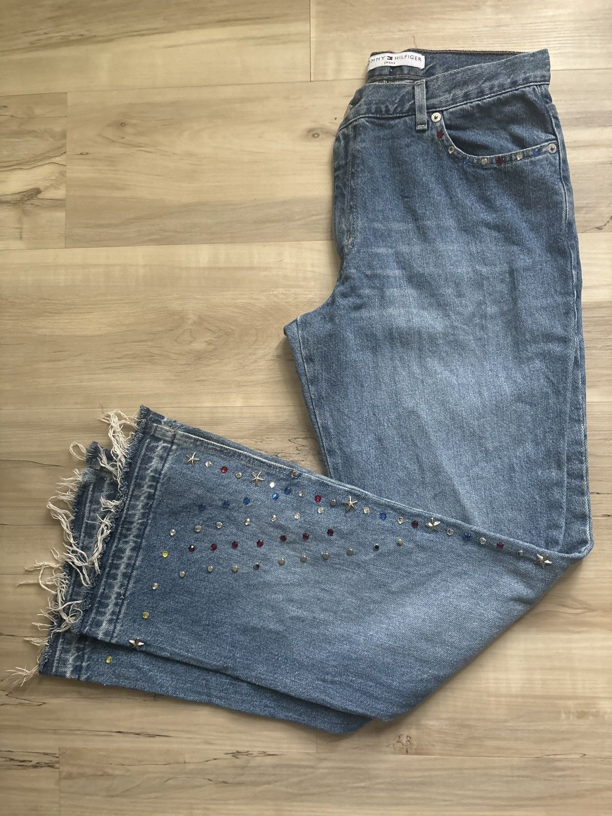 Tommy Hilfiger Tommy Hilfiger Studded Flare Size 32" / US 10 / IT 46 - 1 Thumbnail