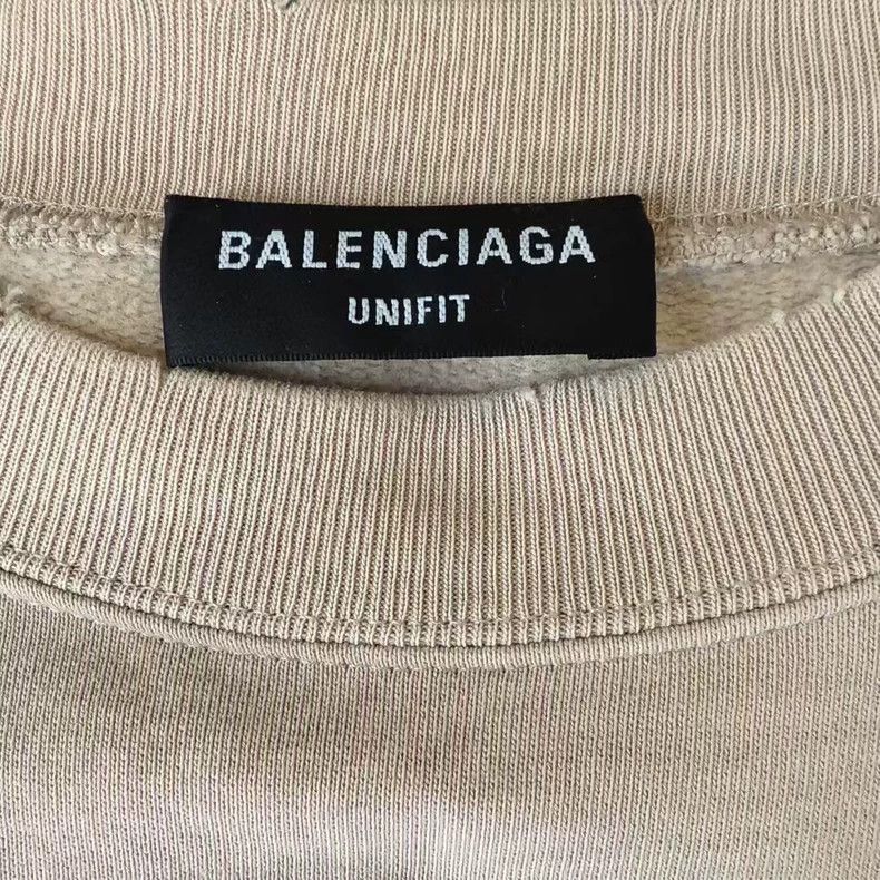 Balenciaga Balenciaga Beige tiger-head embroidered sweatshirt Size US M / EU 48-50 / 2 - 3 Thumbnail