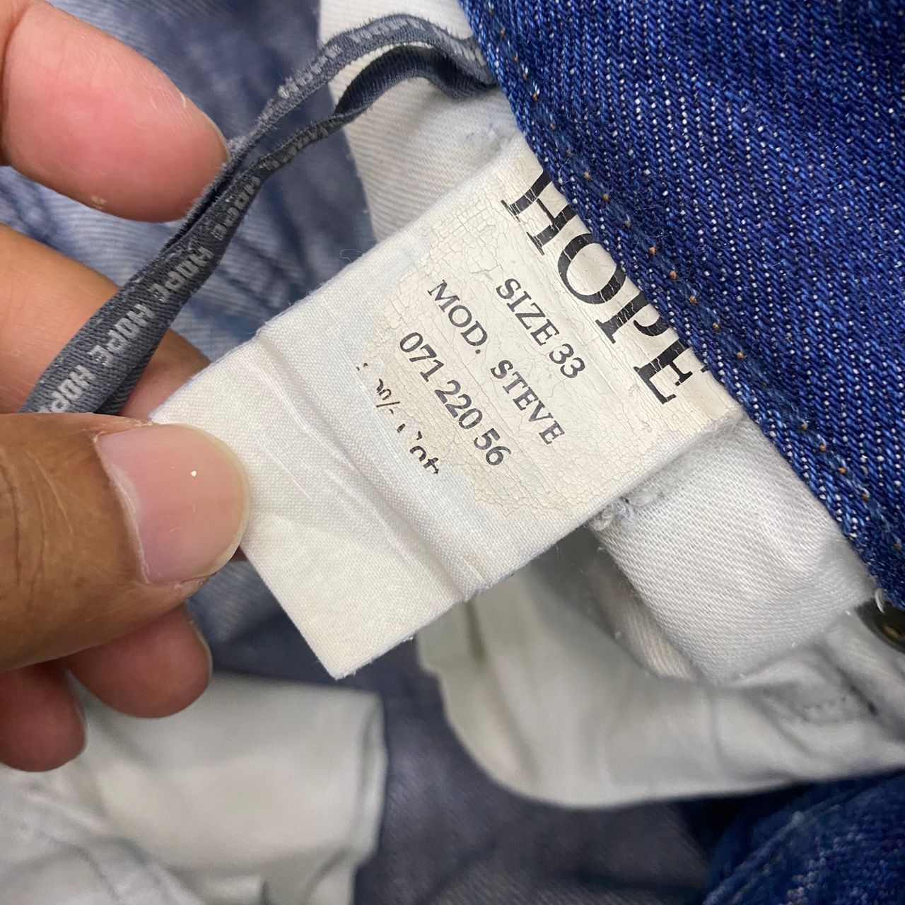 Hope 💥Best Offer💥Vintage Hope Selvegde Distressed Denim Denim Size US 33 - 20 Thumbnail