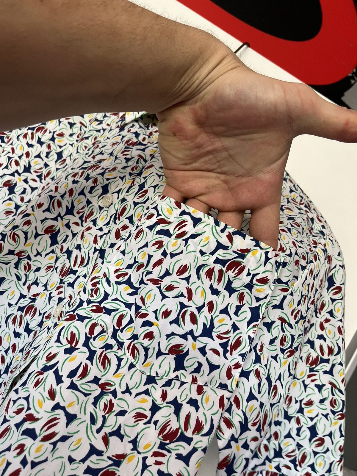 Dickies × Vintage Vintage 90’s Sample Dickies Property Of Morrisons Flower tee Size US M / EU 48-50 / 2 - 4 Thumbnail