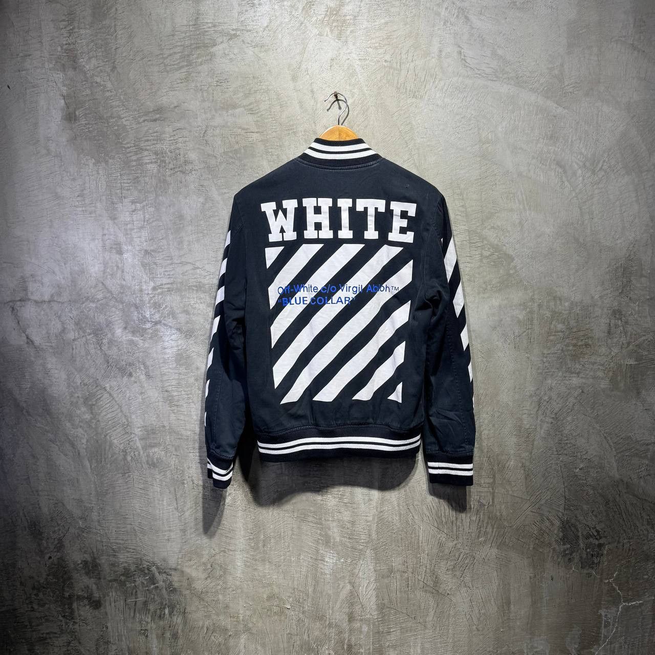 Off-White Off-White “Blue collar” Bomber jacket rare piece Size US M / EU 48-50 / 2 - 1 Thumbnail