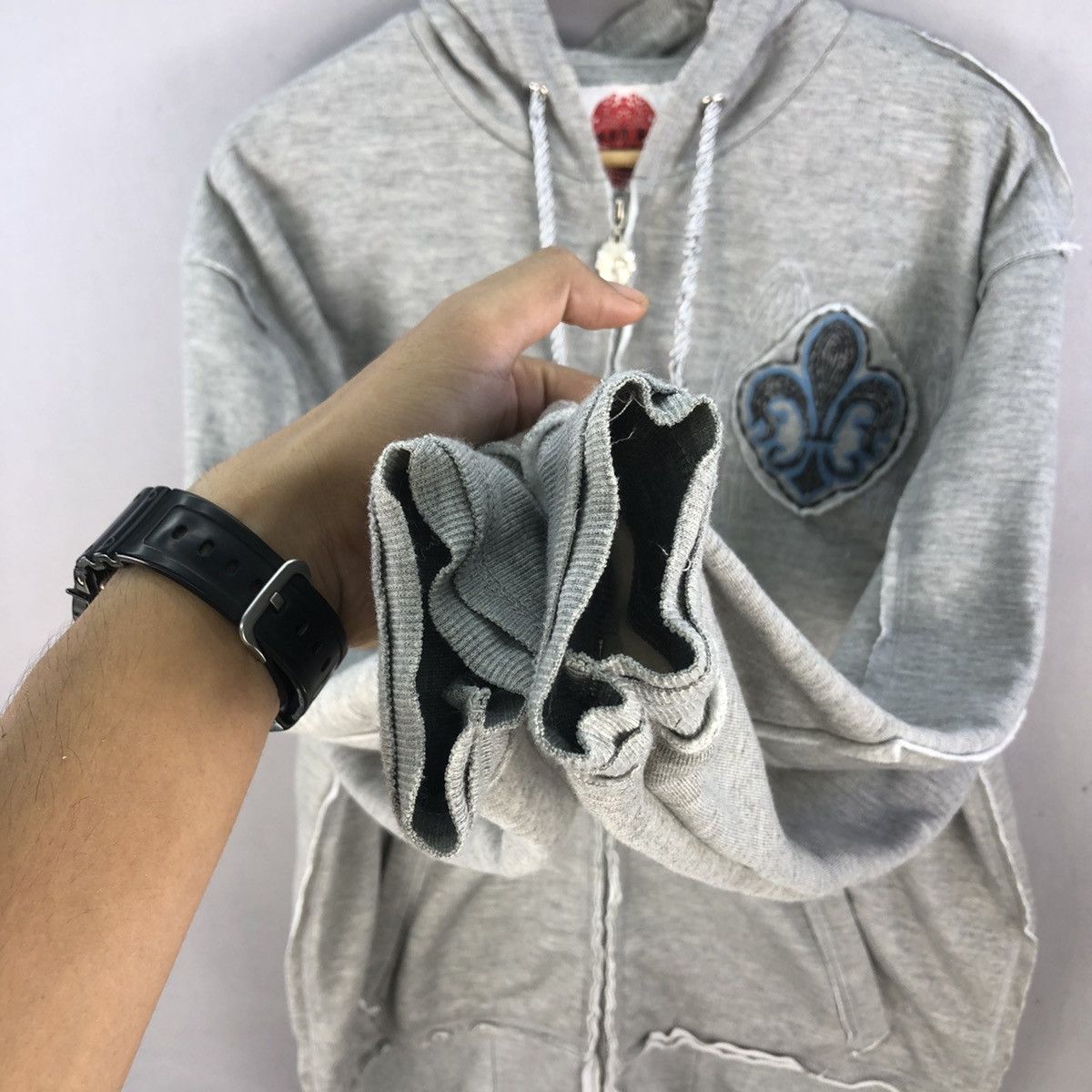 Affliction LBJ Co Crazy Fleur Zip Up Hoodie Jacket Like Chrome Hearts Size US L / EU 52-54 / 3 - 17 Thumbnail
