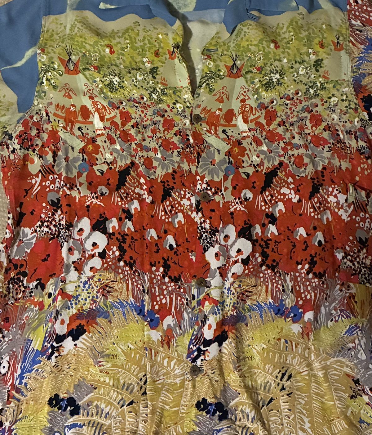 Kapital Kapital Rayon Navajoland Aloha Shirt Size US L / EU 52-54 / 3 - 6 Thumbnail