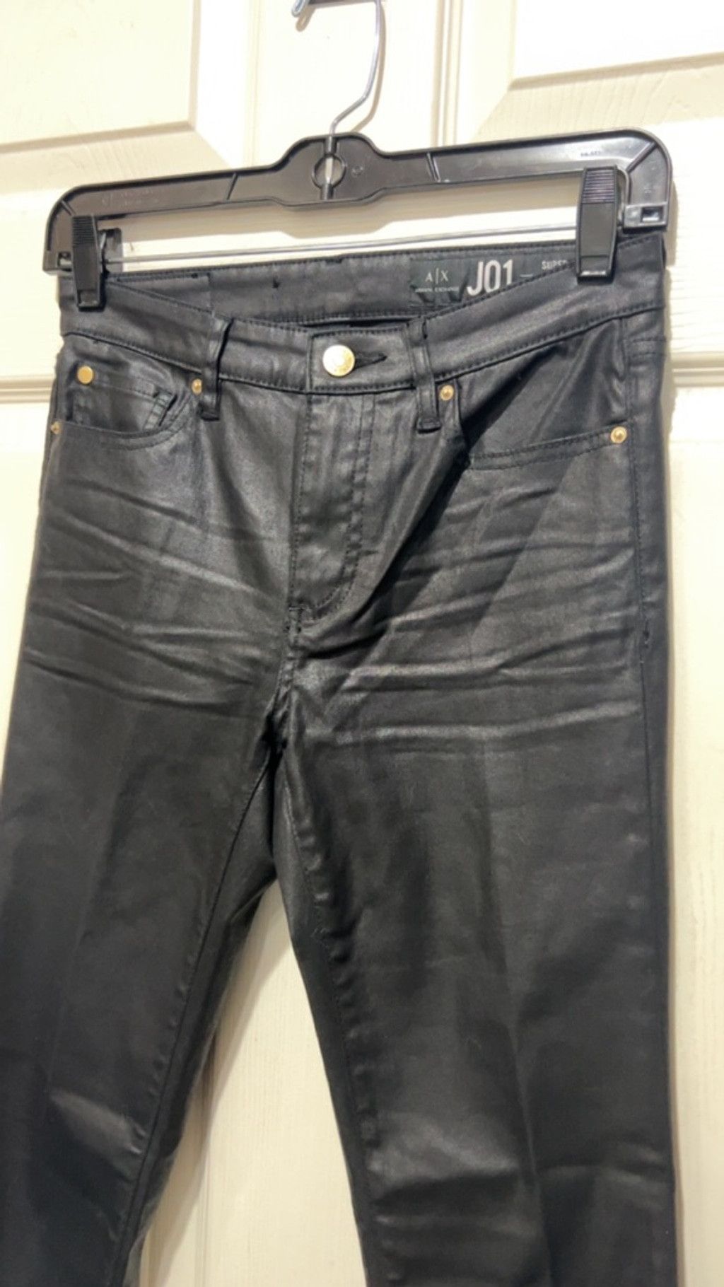 Armani Exchange Women's Armani Exchange Black Super Skinny Jeans Size 26 Jo1 Size 26" / US 2 / IT 38 - 3 Thumbnail
