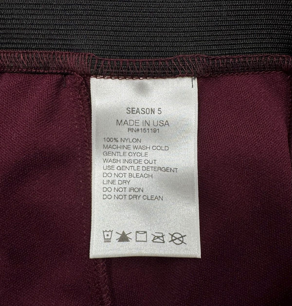 Yeezy Yeezy Season 5 Oxblood Scorpio Leggings Lace Up size S Size 27" / US 4 / IT 40 - 12 Thumbnail