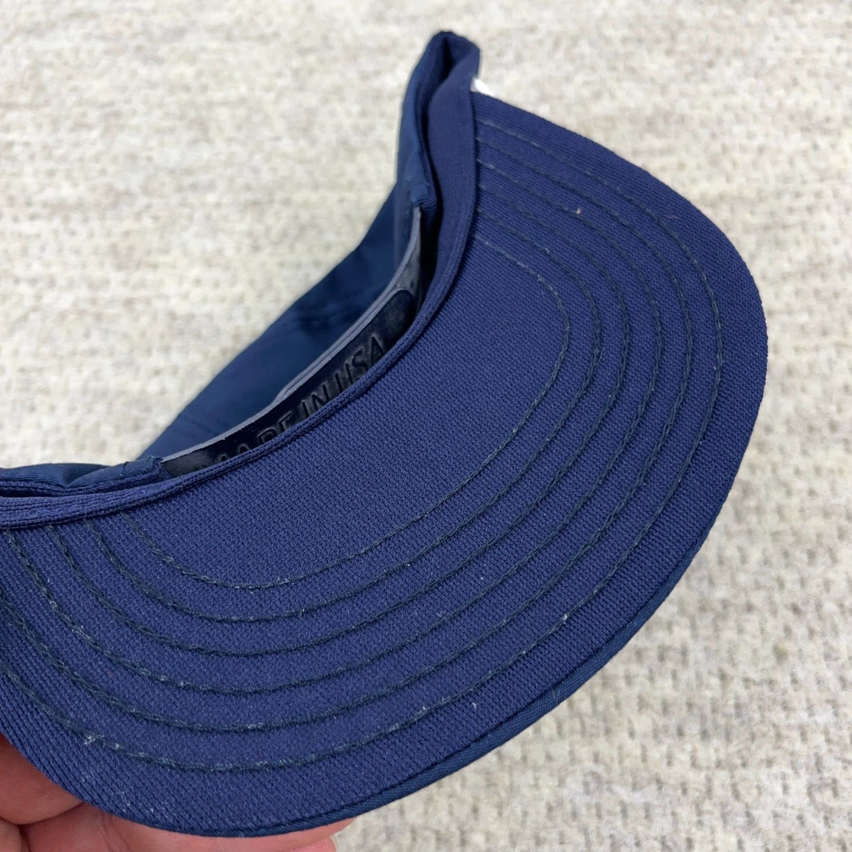 Coal VINTAGE Coal Mining Trucker Hat Cap Snapback 90s USA Rope Laurel Mountain Mine Hat Mens Trucker Hat Adjustable Blue Cotton Polyester Twill one size Size ONE SIZE - 5 Thumbnail