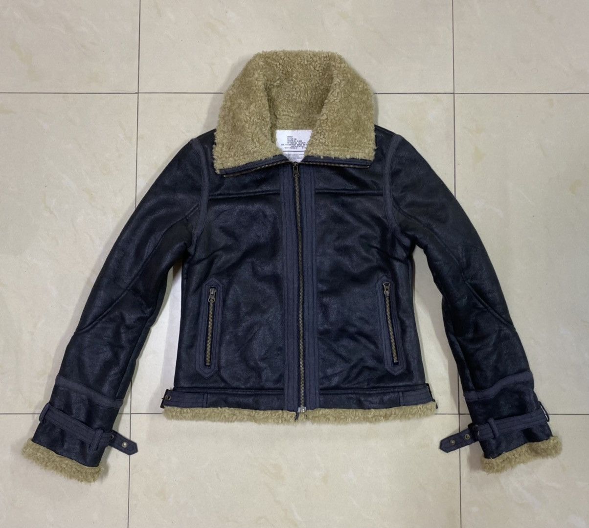 Japanese Brand Moussy Shearling Jacket