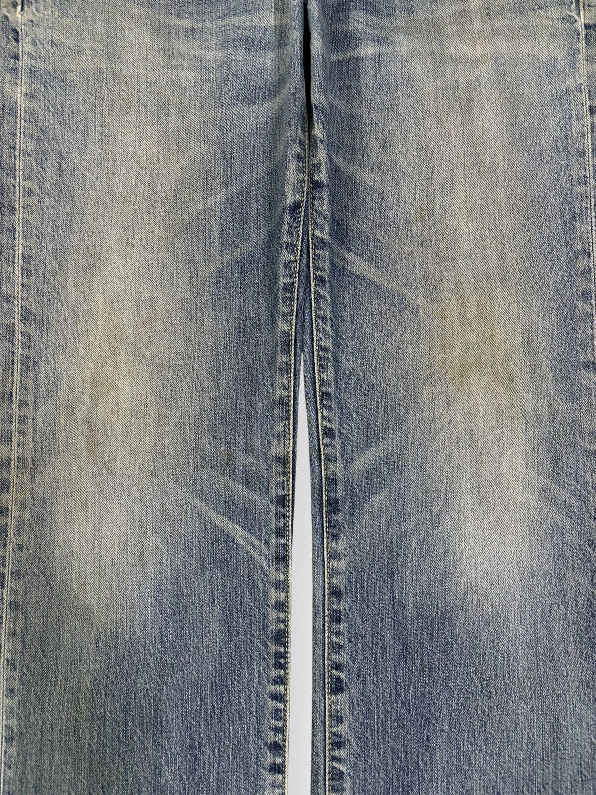 Undercover × Uniqlo Vintage Uniqlo S002 Rusty Blue Wash Loose Fit Grunge Jeans Size US 33 - 4 Thumbnail