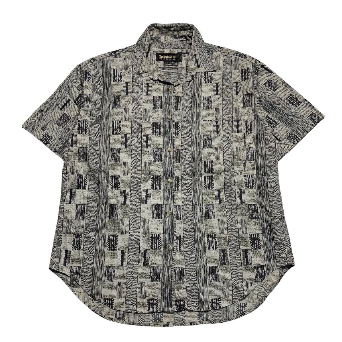 Timberland × Vintage Vintage Timberland Weathergear Short Shirt Buttun Up Size US L / EU 52-54 / 3 - 1 Thumbnail