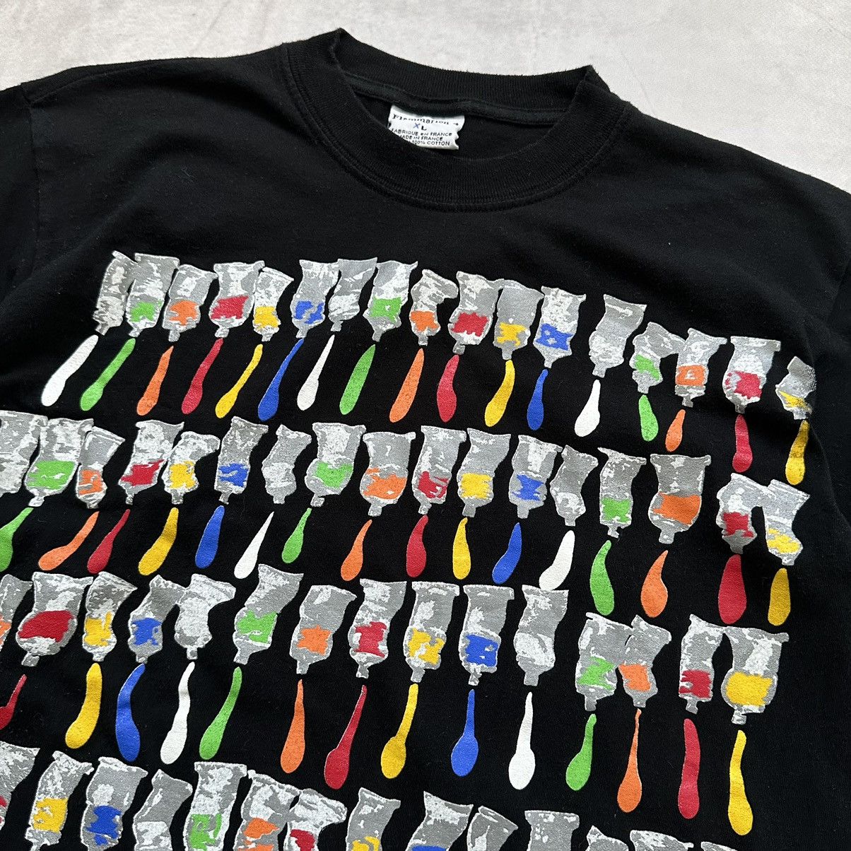 Keith Haring × Vintage 90s Arman Paint Tubes Flammarion 4 Keith Haring Vibe Size US L / EU 52-54 / 3 - 4 Thumbnail