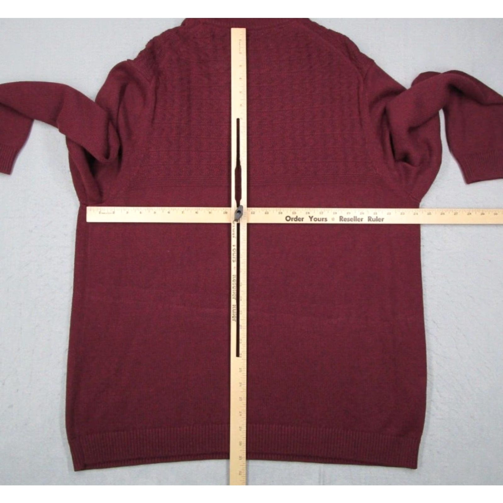 Tommy Bahama Tommy Bahama Sweater Mens 2XL XXL Big Red Sorento Beach Button Pullover Mock Neck Knit Pullover Casual Travel Workwear Solid Red Big & Tall Mens Size US XXL / EU 58 / 5 - 6 Thumbnail
