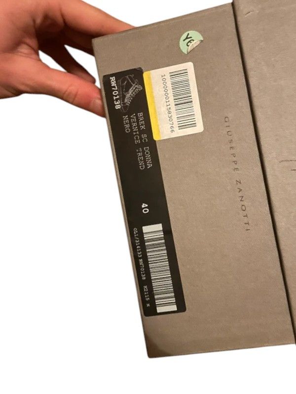 Giuseppe Zanotti Giuseppe Zanotti Patent Leather Double Zip Sneakers, c.2010s Size US 6.5 / EU 39-40 - 8 Thumbnail