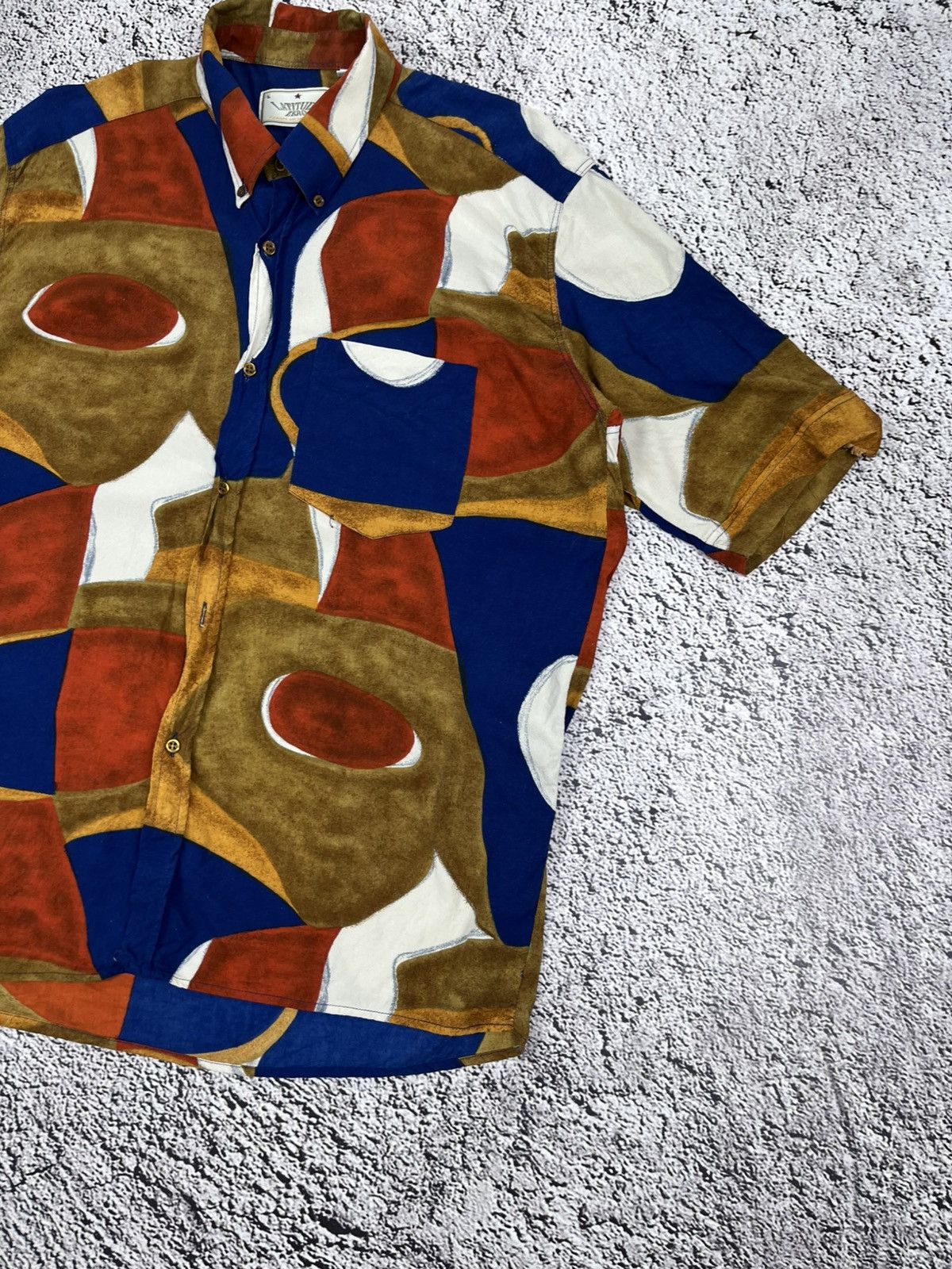 Vintage Vintage Dior Style 90S Abstract Viscose Shirt size XL Size US XL / EU 56 / 4 - 3 Thumbnail