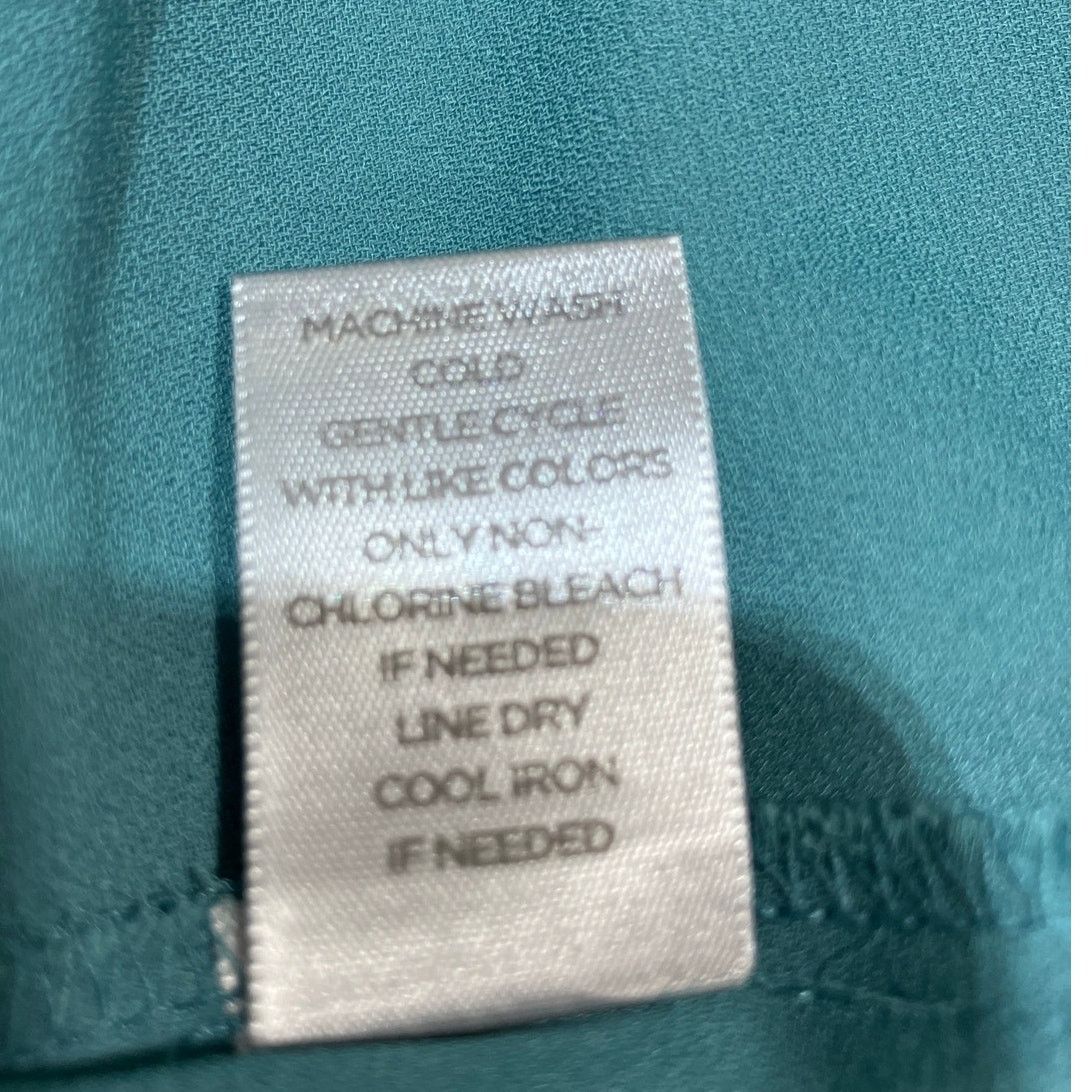 Avenue Avenue Boho Teal Keyhole ¾ Bell Sleeve Tunic Blouse 18/20 Size XXL / US 16-18 / IT 52-54 - 9 Thumbnail