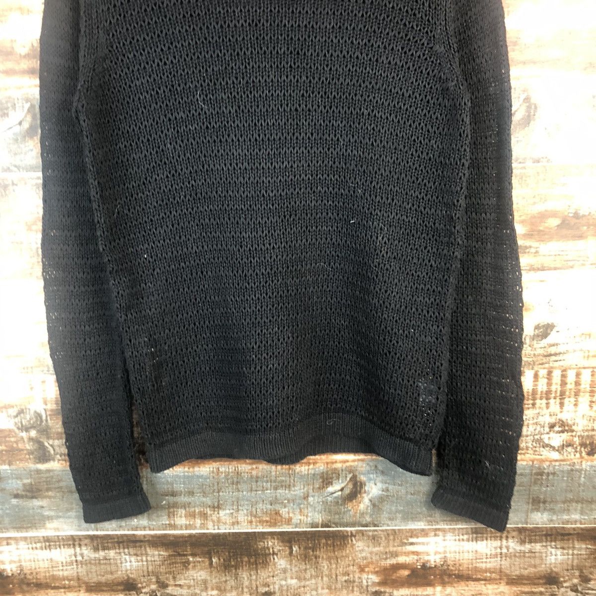 Vintage DL Uniqlo crochet Black Knitwear #C547 Size M / US 6-8 / IT 42-44 - 6 Thumbnail