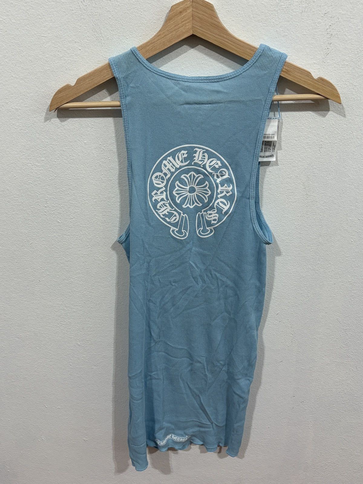 Chrome Hearts Chrome Hearts Blue Horse Shoe Tank Top Size US L / EU 52-54 / 3 - 7 Thumbnail